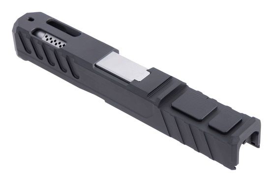 EWS Glock 19 ported slide and barrel, black.